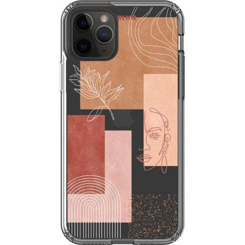 Rose Abstract Collage Clear Phone Case for your iPhone 11 Pro exclusively at The Urban Flair