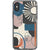 iPhone X/XS Rose & Blue Aesthetic Abstract Clear Phone Case - The Urban Flair