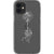 Rose Line Art Clear Phone Case for your iPhone 12 Mini exclusively at The Urban Flair