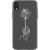 Rose Line Art Clear Phone Case for your iPhone XR exclusively at The Urban Flair