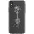 Rose Line Art Clear Phone Case for your iPhone X/XS exclusively at The Urban Flair