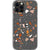 iPhone 12 Pro Rose Terracotta Terrazzo Clear Phone Case - The Urban Flair