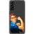Galaxy S21 Rosie The Riveter Clear Phone Case - The Urban Flair