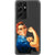 Galaxy S21 Ultra Rosie The Riveter Clear Phone Case - The Urban Flair