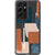 Rust Rose Navy Abstract Clear Phone Case for your Galaxy S21 Ultra exclusively at The Urban Flair
