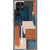 Rust Rose Navy Abstract Clear Phone Case for your Galaxy S22 Ultra exclusively at The Urban Flair