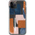 Rust Rose Navy Abstract Clear Phone Case for your iPhone 11 Pro exclusively at The Urban Flair