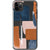 Rust Rose Navy Abstract Clear Phone Case for your iPhone 11 Pro Max exclusively at The Urban Flair