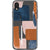 Rust Rose Navy Abstract Clear Phone Case for your iPhone XR exclusively at The Urban Flair