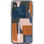 Rust Rose Navy Abstract Clear Phone Case for your iPhone X/XS exclusively at The Urban Flair