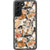 Rustic Boho Poppy Flowers Clear Phone Case Galaxy S21 exclusively offered by The Urban Flair