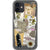 iPhone 12 So Tired Scraps Collage Clear Phone Case - The Urban Flair