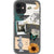 iPhone 12 Mini Strange Abstract Clippings Clear Phone Case - The Urban Flair