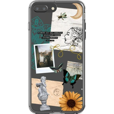 iPhone 7 Plus/8 Plus Strange Abstract Clippings Clear Phone Case - The Urban Flair