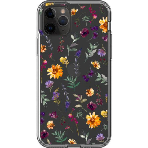 Sunflowers & Wild Flowers Clear Phone Case iPhone 11 Pro exclusively offered by The Urban Flair