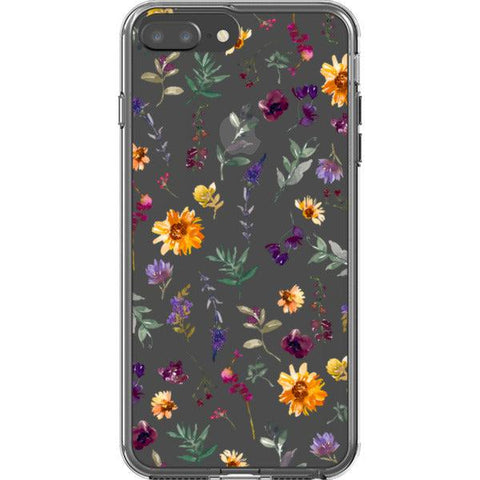 Sunflowers & Wild Flowers Clear Phone Case iPhone 7 Plus/8 Plus exclusively offered by The Urban Flair