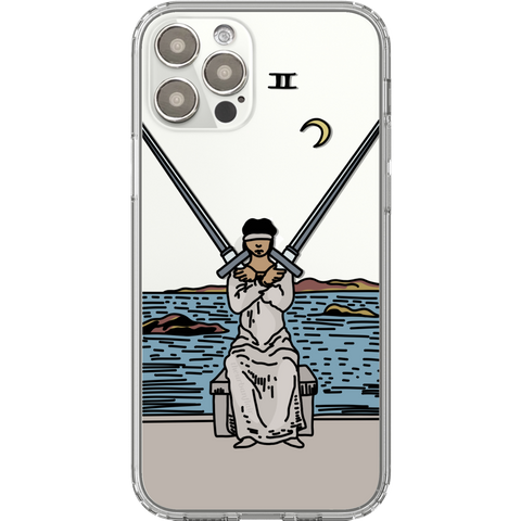Shop The Tarot Card Illustration Clear Phone Cases Exclusively at The Urban Flair - Trendy Aesthetic Covers Available for Apple iPhone and Samsung Galaxy Devices