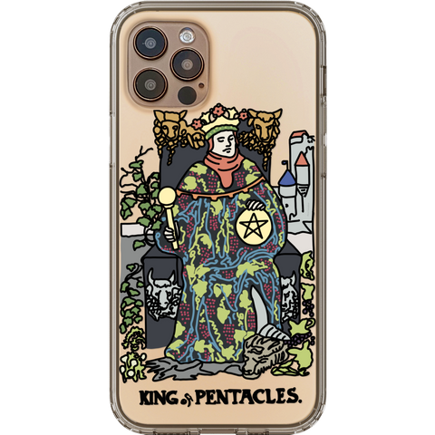 Shop The Tarot Card Illustration Clear Phone Cases Exclusively at The Urban Flair - Trendy Aesthetic Covers Available for Apple iPhone and Samsung Galaxy Devices