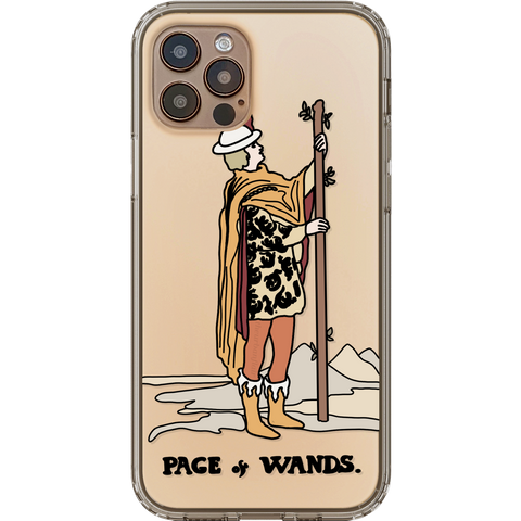 Shop The Tarot Card Illustration Clear Phone Cases Exclusively at The Urban Flair - Trendy Aesthetic Covers Available for Apple iPhone and Samsung Galaxy Devices