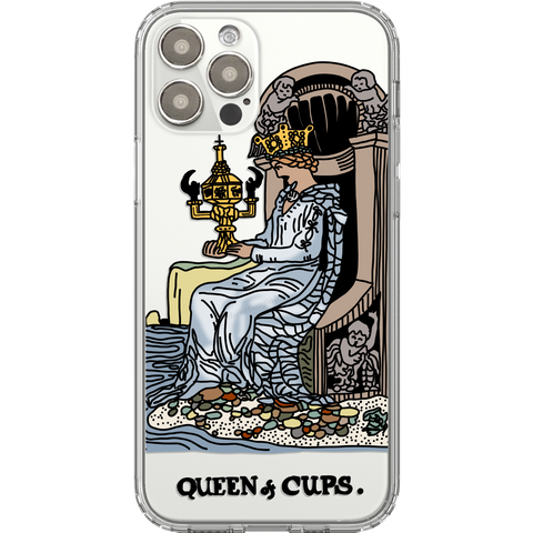 Shop The Tarot Card Illustration Clear Phone Cases Exclusively at The Urban Flair - Trendy Aesthetic Covers Available for Apple iPhone and Samsung Galaxy Devices