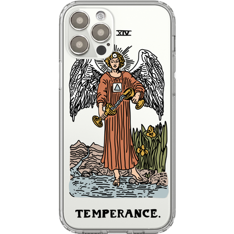 Shop The Tarot Card Illustration Clear Phone Cases Exclusively at The Urban Flair - Trendy Aesthetic Covers Available for Apple iPhone and Samsung Galaxy Devices