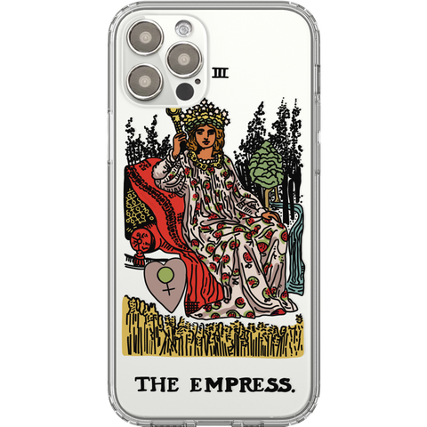 Shop The Tarot Card Illustration Clear Phone Cases Exclusively at The Urban Flair - Trendy Aesthetic Covers Available for Apple iPhone and Samsung Galaxy Devices