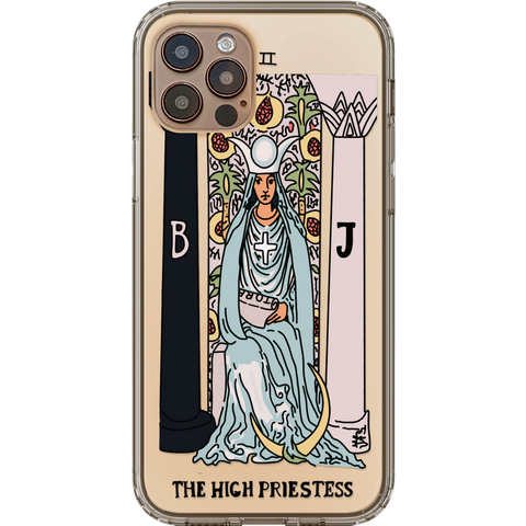 Shop The Tarot Card Illustration Clear Phone Cases Exclusively at The Urban Flair - Trendy Aesthetic Covers Available for Apple iPhone and Samsung Galaxy Devices