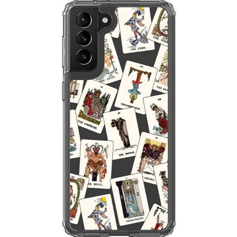 Galaxy S21 Tarot Cards Clear Phone Case - The Urban Flair