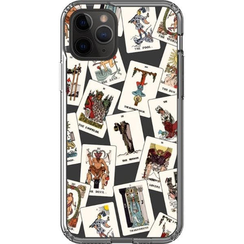 iPhone 11 Pro Tarot Cards Clear Phone Case - The Urban Flair
