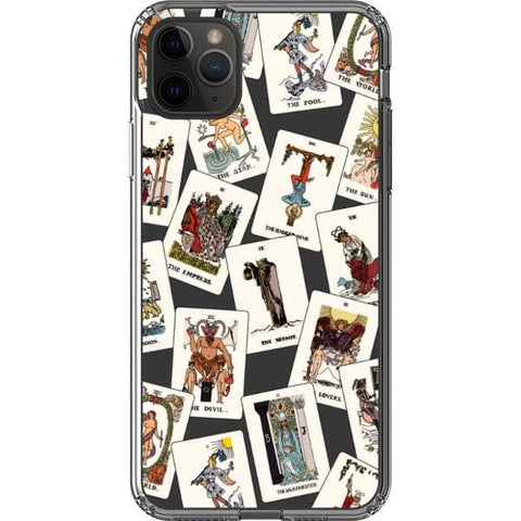 iPhone 11 Pro Max Tarot Cards Clear Phone Case - The Urban Flair