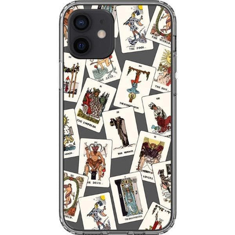 iPhone 12 Tarot Cards Clear Phone Case - The Urban Flair