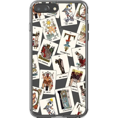 iPhone 7 Plus/8 Plus Tarot Cards Clear Phone Case - The Urban Flair