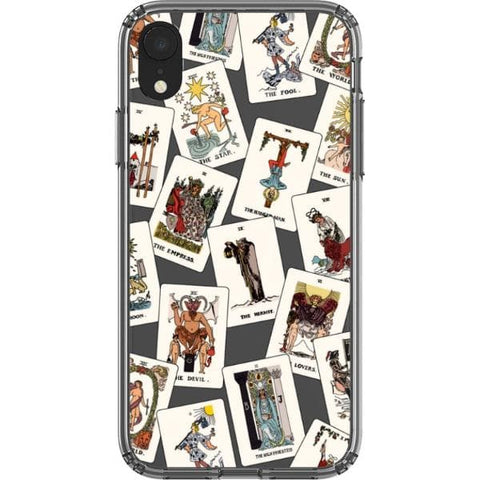 iPhone XR Tarot Cards Clear Phone Case - The Urban Flair