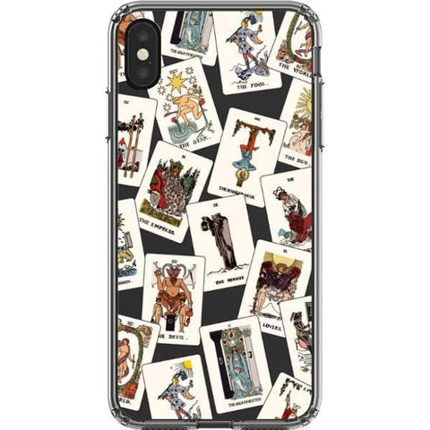 iPhone XS Max Tarot Cards Clear Phone Case - The Urban Flair