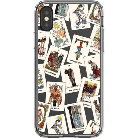 iPhone X/XS Tarot Cards Clear Phone Case - The Urban Flair