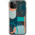 iPhone 11 Pro Teal Aesthetic Abstract Clear Phone Case - The Urban Flair
