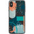iPhone XS Max Teal Aesthetic Abstract Clear Phone Case - The Urban Flair