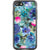 Teal Watercolor Flowers Clear Phone Case iPhone 7/8 exclusively offered by The Urban Flair