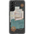 Galaxy S21 Teal Winter Scraps Collage Clear Phone Case - The Urban Flair