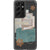 Galaxy S21 Ultra Teal Winter Scraps Collage Clear Phone Case - The Urban Flair