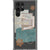 Teal Winter Scraps Collage Clear Phone Case Galaxy S22 Ultra exclusively offered by The Urban Flair