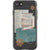 iPhone 7/8/SE 2020 Teal Winter Scraps Collage Clear Phone Case - The Urban Flair