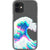 iPhone 12 Mini The Great Wave Glitch Clear Phone Case - The Urban Flair