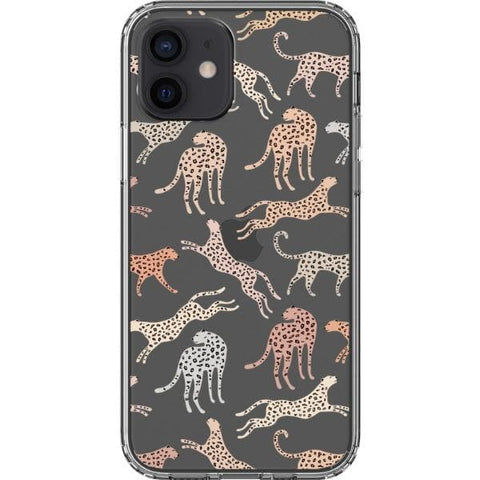 iPhone 12 Trendy Pale Leopard Clear Phone Case - The Urban Flair