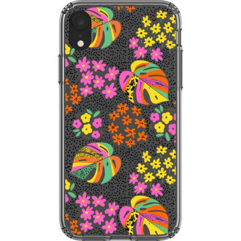 Tropical Doodles Clear Phone Case iPhone XS Max exclusively offered by The Urban Flair