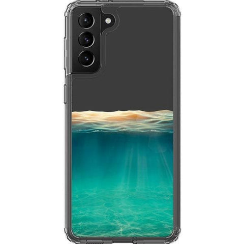 Galaxy S21 Under Water Illusion Clear Phone Case - The Urban Flair