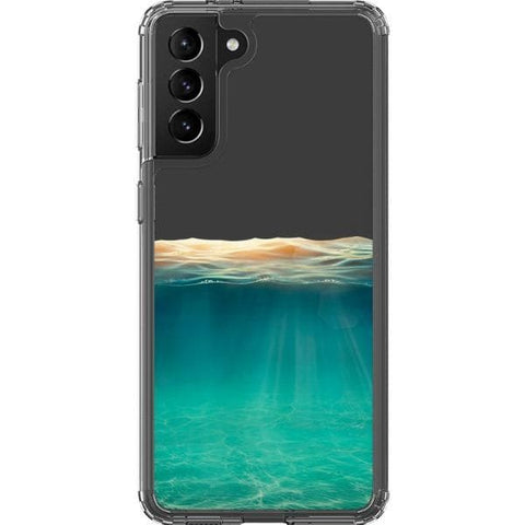 Galaxy S21 Plus Under Water Illusion Clear Phone Case - The Urban Flair