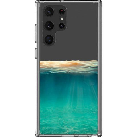 Under Water Illusion Clear Phone Case Galaxy S22 Ultra exclusively offered by The Urban Flair