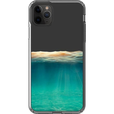 iPhone 11 Pro Max Under Water Illusion Clear Phone Case - The Urban Flair