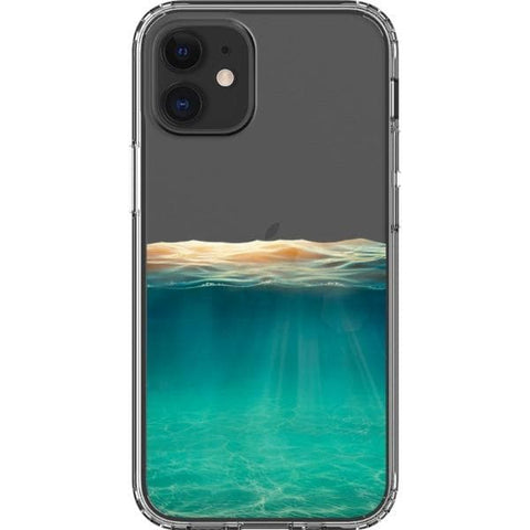 iPhone 12 Mini Under Water Illusion Clear Phone Case - The Urban Flair